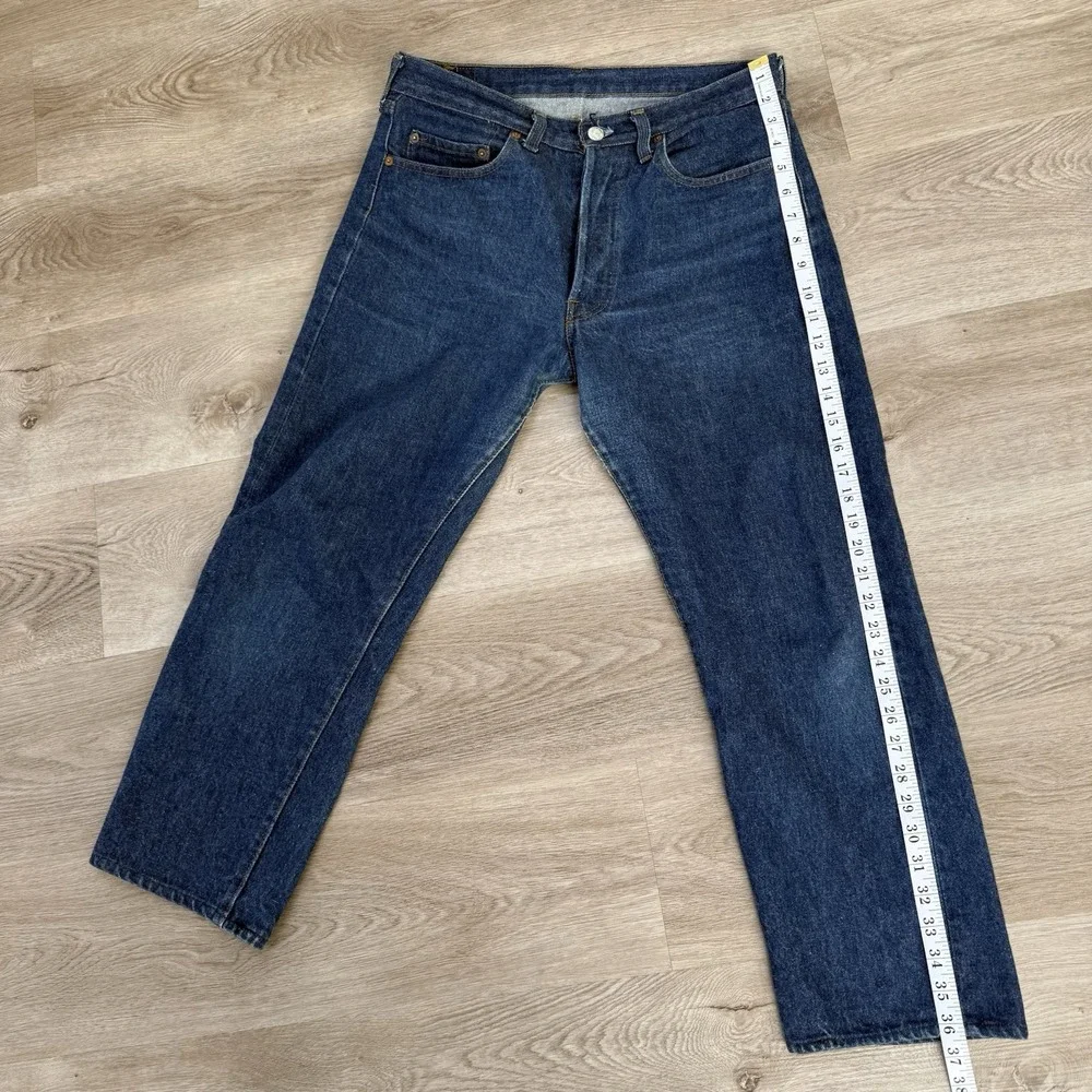 Vintage 80s Levis 501 0000 XX Jeans Made in USA Button 524 Denim Actual 32x26.5